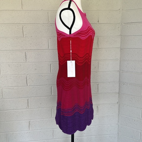 NWT Torn by Ronny Kobo Hope Dress in Red Multi, M - Picture 4 of 16